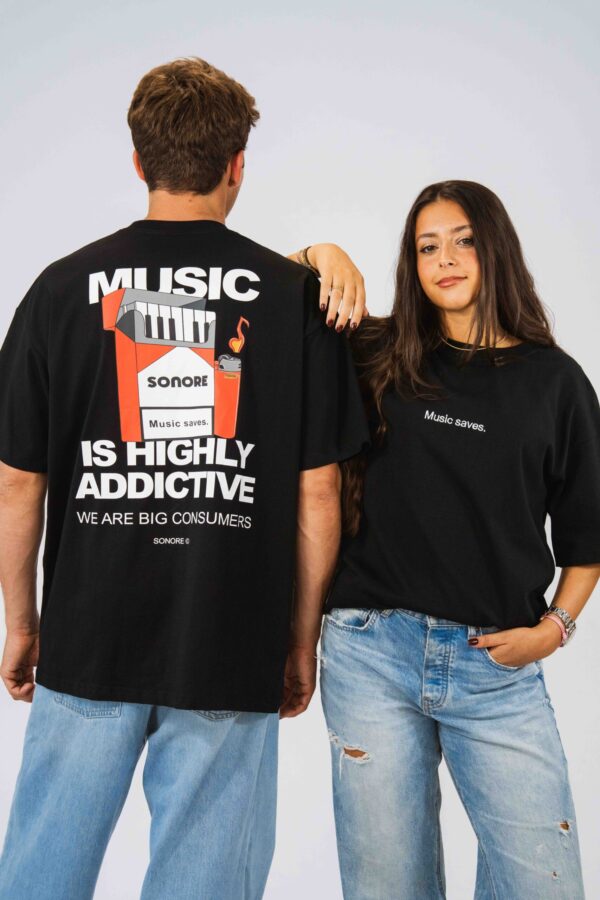 T-SHIRT MUSIC SAVES