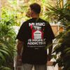 T-SHIRT MUSIC SAVES