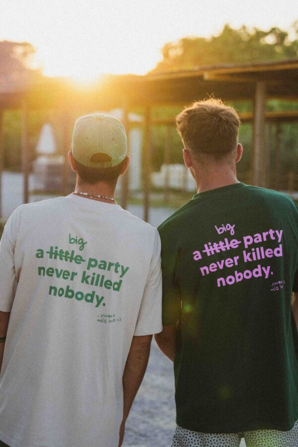 T-SHIRT BIG PARTY - beige