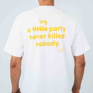 T-SHIRT BIG PARTY - blanc