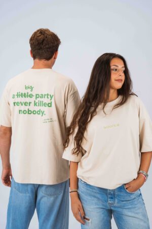 DSC09154 T-SHIRT BIG PARTY - beige